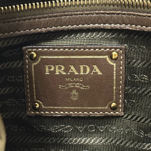 PRADA Brown Drawstring Handbag - Picture 2 of 10